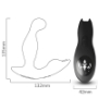 Imagen de Armony For Him - Armony - Bat King Vibrador Anal Prostata Rotador Control Remoto Negro 