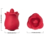 Imagen de Armony Stimulators - Armony - Rosa Vibrador Estimulador Con Lengua Clitoris 10 Modos Rojo 