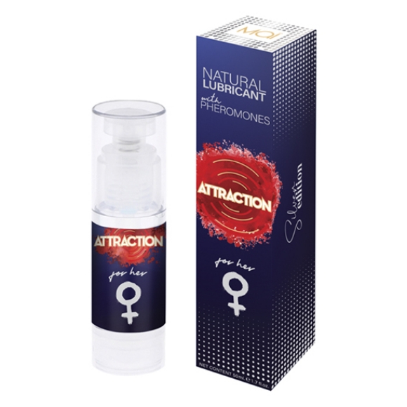 Imagen de Attraction Lubricante Con Feromonas Para Ella 50 ml 