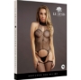 Imagen de le Désir - Body Suspender Fishnet Choker - Negro 