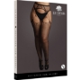 Imagen de le Desir Shredded Suspender Pantyhose - Black - Osx 