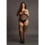 Imagen de le Desir Strapless, Crotchless Teddy With Stockings 