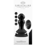 Imagen de Rimly - Plug Vibrador de Cristal Con Mando - 10 Velocidades - Negro 