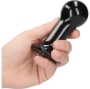 Imagen de Vibrador de Vidrio Globy Con Ventosa y Control Remoto - Recargable - 10 Velocidades - Negro 