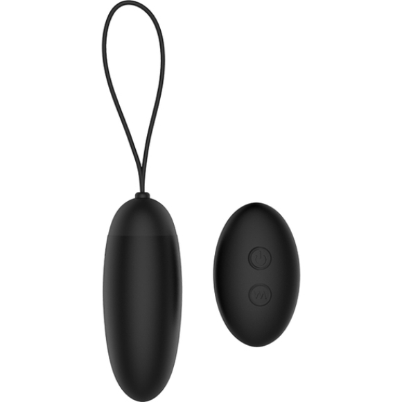 Imagen de Huevo Vibrador Pleasure Eggs Remote Dusky Pleaser Negro 