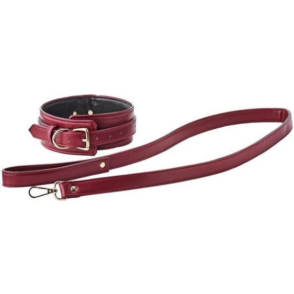 Imagen de Blaze Elite Collar And Leash Red 