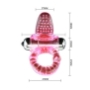 Imagen de Baile For Him - Baile - Sweet Abs 10 Ritmos Ring Anillo Pene Vibrador Rosa 