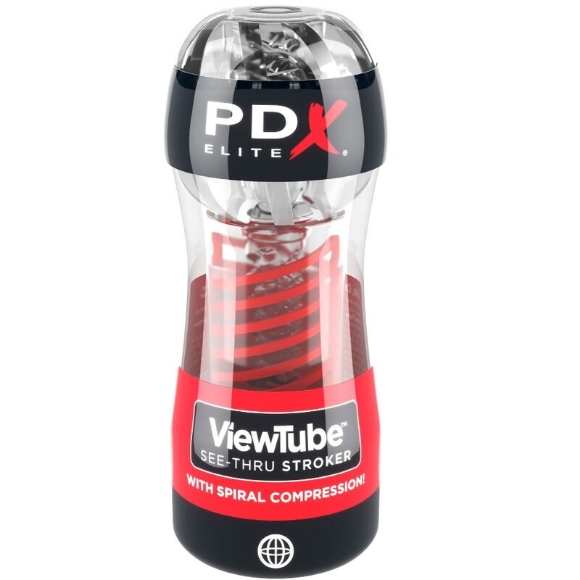 Imagen de Pdx Elite - Masturbador Stroker Viewtube 2 Compresion Espiral Transparente 