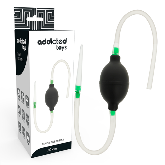 Imagen de Addicted Toys - Kit Enema Negro 