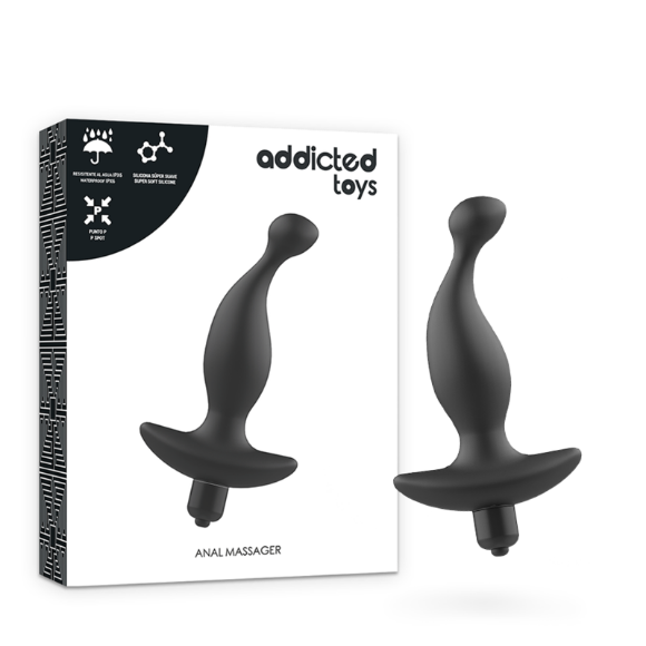 Imagen de Addicted Toys - Masajeador Anal Con Vibración Negro Modelo 1 