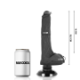 Imagen de Basecock - Vibrador Realistico Negro 18.5 cm 