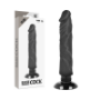 Imagen de Basecock - Vibrador Realistico 2-1 Natural Negro 20 cm 