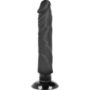 Imagen de Basecock - Vibrador Realistico 2-1 Natural Negro 20 cm 