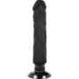 Imagen de Basecock - Vibrador Realistico 2-1 Natural Negro 20 cm 