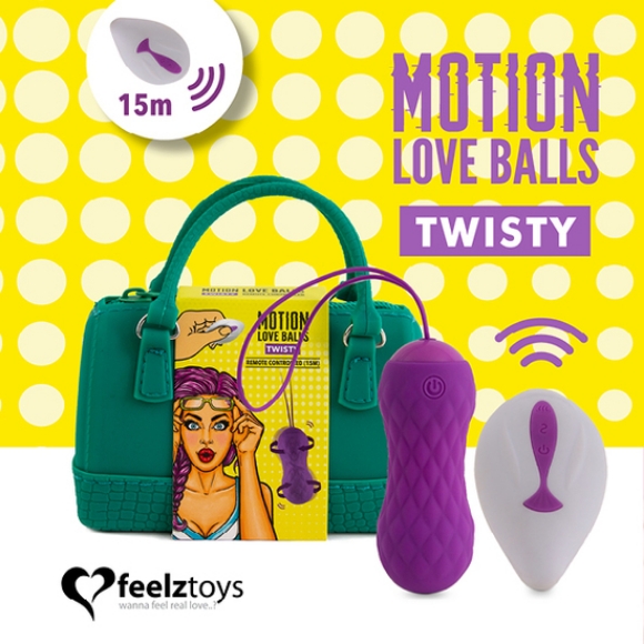 Imagen de Feelztoys - Bolas de Amor Con Movimiento a Control Remoto Twisty 