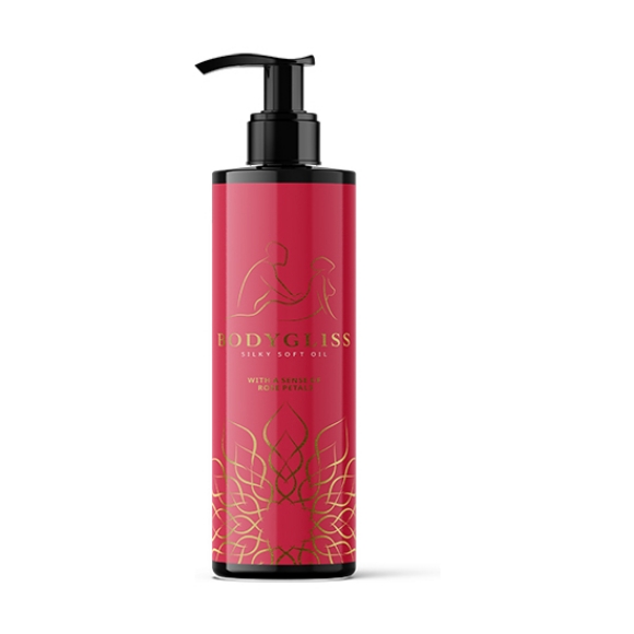 Imagen de Bodygliss - Aceite de Masaje Colección Silky Soft Oil Rosa 150 ml 