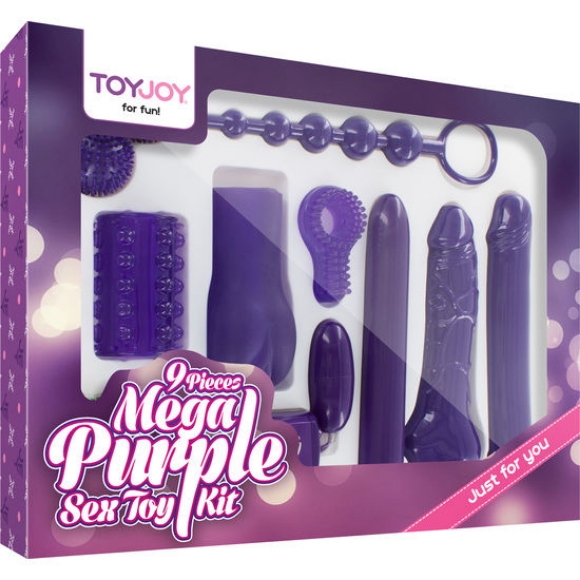 Imagen de Toyjoy - Kit de Juguetes Sexuales Mega Morado Just For You 