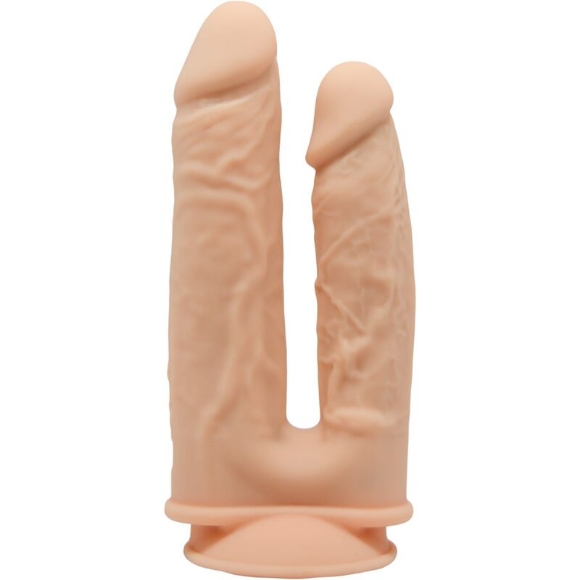 Imagen de Silexd Modelo 1 - Pene Doble Con Vibrador 19,5 cm y 17,5 cm 