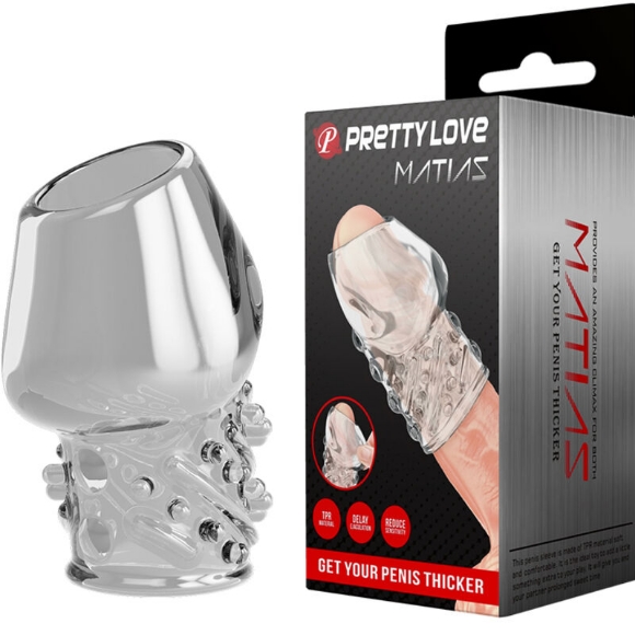 Imagen de Pretty Love Male - Pretty Love - Matias Engrosador Pene Transparente 