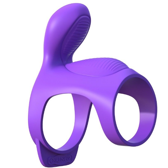 Imagen de Fantasy C-ringz Funda Para el Pene Para Parejas Con Vibración Morado 