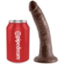 Imagen de King Cock - Dildo Realista de 17.8 cm - Color Chocolate 