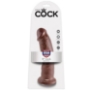 Imagen de King Cock - Dildo Realista 22.9 cm Marrón 