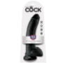 Imagen de King Cock - 9 Pene Realistico Negro 22.9 cm 