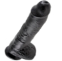 Imagen de King Cock - Dildo Realístico Negro 26.5 cm 