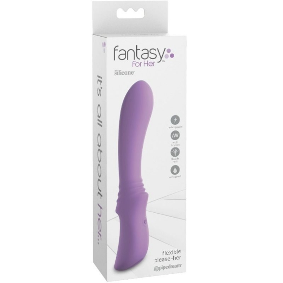 Imagen de Vibrador Flexible Please-her - Morado 