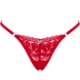 Imagen de Obsessive Panties & Thong - Obsessive - Lacelove Tanga Rojo Xs/s 