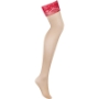 Imagen de Obsessive Garter & Stockings - Obsessive - Lacelove Medias de Encaje Rojo Xs/s 