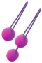 Imagen de Liebe - Bolas Set Morado/fucsia 