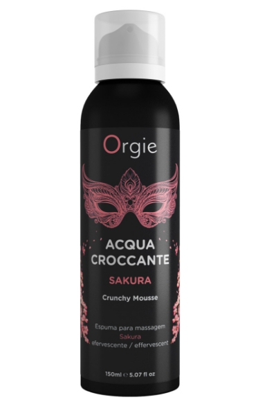 Imagen de Orgie Espuma de Masaje Efervescente Acqua Croccante Sakura - 150 ml 