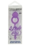 Imagen de Calexotics - Anillo Vibrador de Silicona Premium L’amour Con Cuentas - Morado 