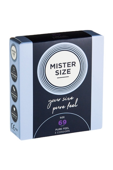 Imagen de Mister Size 69- Preservativos Extrafinos (3 Pack) 