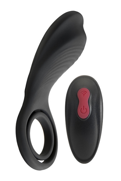 Imagen de Anillo Vibrador Doble Remington Black 