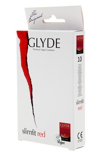 Imagen de Glyde - Ultra Slimfit Red 10 Uds 