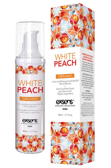 Imagen de Aceite de Masaje Oral White Peach Exsens 50 ml 