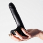 Imagen de Crushious - Dildo de Silicona Liquida Inviktus 7 Crushious Negro 