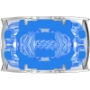 Imagen de Fleshlight - Masturbador Quickshot Turbo Blue Ice 