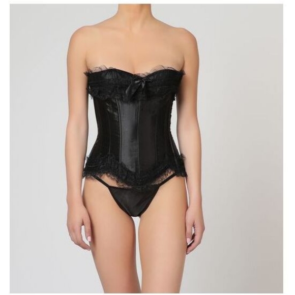 Imagen de Intimax - Corset Brokat Negro 