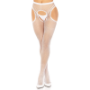 Imagen de Leg Avenue Hosiery - Leg Avenue - Medias Red Sin Entrepierna Blanco 