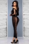 Imagen de Chilirose - Bodystocking Cr-4646 Negro Chilirose 