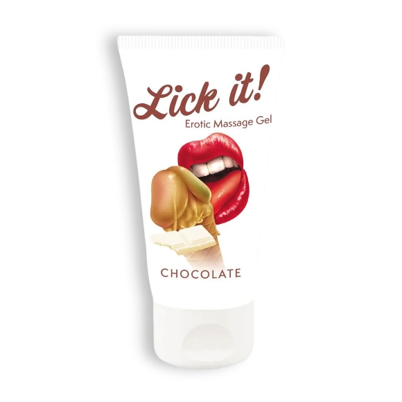 Imagen de Orion - Lubricante Besable Lick-it Chocolate Blanco 50ml 