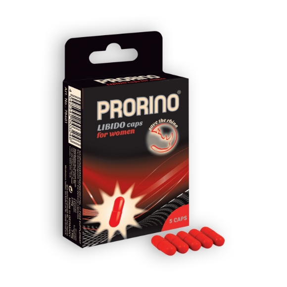 Imagen de Prorino - Cápsulas Estimulantes Prorino Libido Caps Para Mujeres 5 Cápsulas 