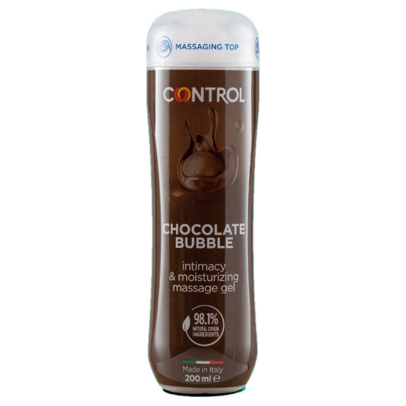 Imagen de Control Lubes - Control - Gel de Masaje 3 en 1 Chocolate Bubble 200 ml 