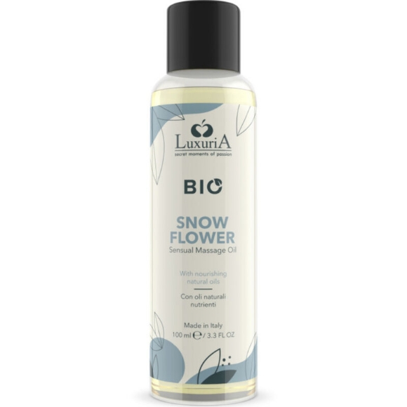 Imagen de Intimateline Luxuria - Bio Aceite Masaje Snow Flower 100 ml 