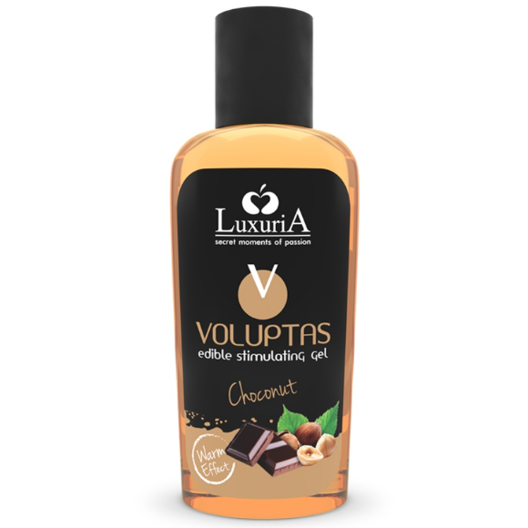 Imagen de Intimateline Luxuria - Voluptas Gel Masaje Comestible Efecto Calor - Choconut 100 ml 