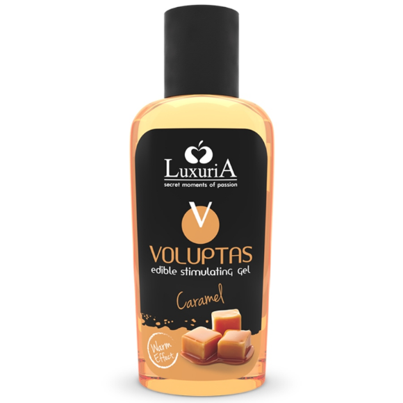 Imagen de Intimateline Luxuria - Voluptas Gel Masaje Comestible Efecto Calor - Caramelo 100 ml 