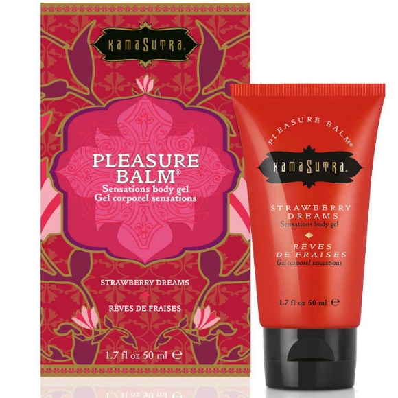 Imagen de Kamasutra Cosmetics - Bálsamo Placer Estimulante Sabor Sueños de Fresa 50ml 